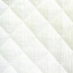 Domotex Reversible Quilted Heavy Fabric - 360gsm Optical White