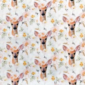 Domotex Cotton Digital Prints - 115gsm Deer Yellow