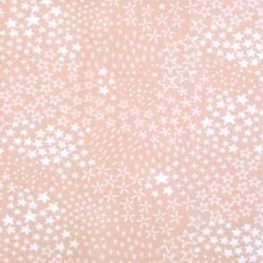 Domotex 100% Cotton - 115gsm Peach Stars