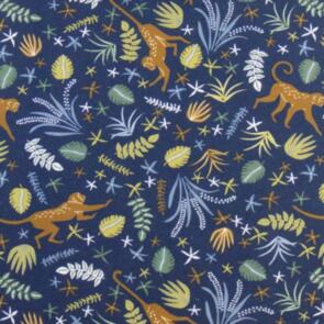 Domotex 100% Cotton - 115gsm Jungle Monkey