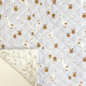 Domotex Reversible Quilted Heavy Fabric - 360gsm Geese