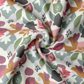 Domotex 100% Cotton - 115gsm Bird Pattern Light