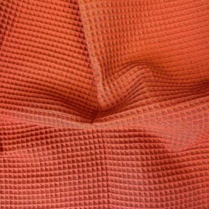 Domotex Honeycomb 100% Cotton - 230gsm Paprika