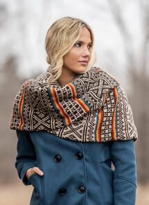 Blue Sky Fibers Woolstok - Edmonton Wrap - Knitting Pattern / Kit