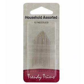 Trendy Trims  Household Assorted Needles 12 Needles