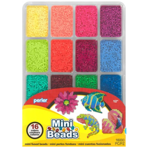 Perler Mini Beads Fused Bead Tray 16,000/Pkg- Tropical
