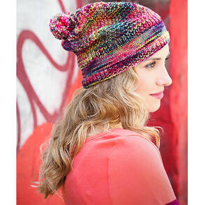 Malabrigo Perry - Textured Hat- Knitting Kit / Pattern