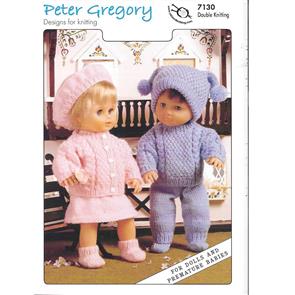 Peter Gregory Pattern 7130 - Doll's Outfits