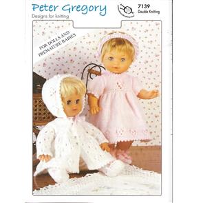 Peter Gregory Pattern 7139 - Doll's Outfits