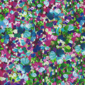 Robert Kaufman Painterly Petals - Meadow - Garden SEKD-22273-238 GARDEN