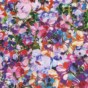 Robert Kaufman Painterly Petals - Meadow - Park SRKD-22274-269 PARK