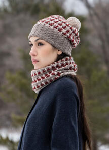 Blue Sky Fibers Woolstok - Ishpeming Hat & Cowl - Knitting Pattern / Kit