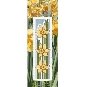 Lyn Manning Cross Stitch Kit Bookmark - Daffodils Regard