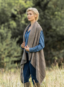 Blue Sky Fibers Woolstok - Maple Grove Vest - Knitting Pattern / Kit