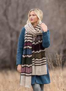 Blue Sky Fibers Woolstok - Monticello Wrap - Knitting Pattern / Kit