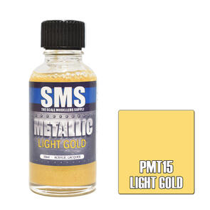 SMS Acrylic Lacquer Airbrush Paint - Premium 30ml METALLICS