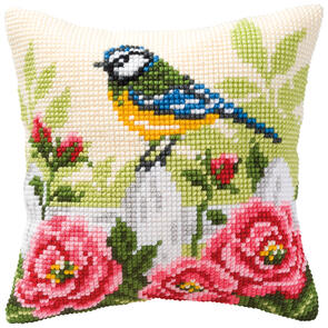 Vervaco  Cross Stitch Cushion Kit - Finch