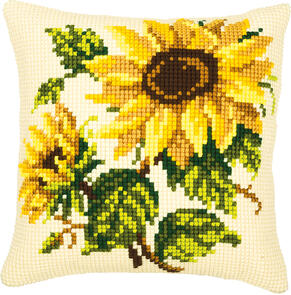 Vervaco  Cross Stitch Cushion Kit - Sunflowers