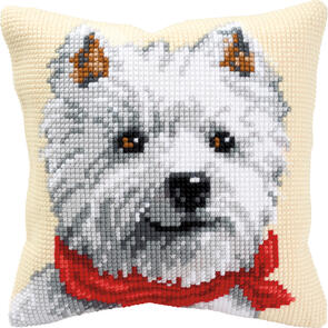 Vervaco  Cross Stitch Cushion Kit - Dog