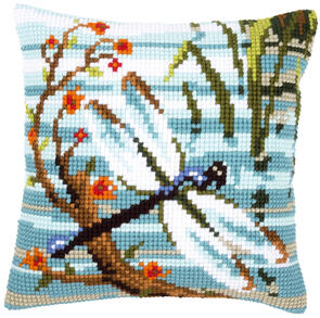 Vervaco  Cross Stitch Cushion Kit - Dragonfly