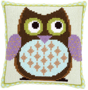 Vervaco  Cross Stitch Cushion Kit - Mister owl