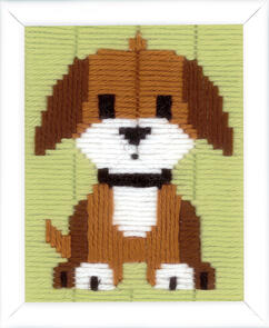Vervaco  Long Stitch Kit - Brown doggy