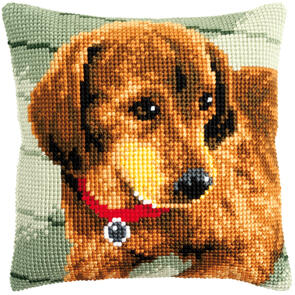 Vervaco  Cross Stitch Cushion Kit - Dachshund