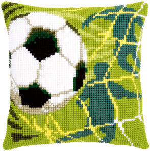 Vervaco  Cross Stitch Cushion Kit - Football