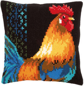 Vervaco  Cross Stitch Cushion Kit - Rooster #1