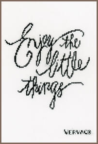 Vervaco  Cross Stitch Kit - Enjoy the little things