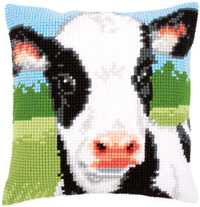 Vervaco  Cross Stitch Cushion Kit - Cow
