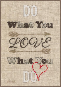 Vervaco Cross Stitch Kit - Do what you love