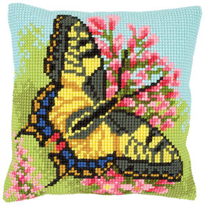 Vervaco  Cross Stitch Cushion Kit - Butterfly