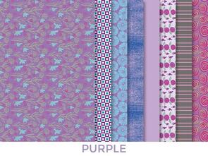 Dress Your Doll Making Couture Fabric Set Kit - Purple