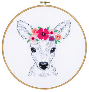 Vervaco  Embroidery kit Deer with flowers