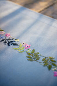 Vervaco  Cross Stitch Table Runner Kit - Flowers & leaves