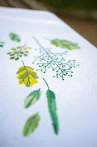 Vervaco  Tablecloth Kit Leaves & grass