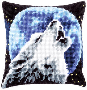 Vervaco  Cross Stitch Cushion Kit - Wolf