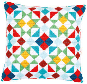 Vervaco  Long Stitch Cushion Kit - Rhombuses