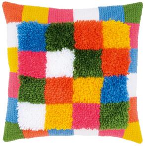 Vervaco  Needlework cushion kit Bright squares