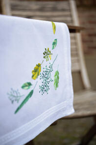 Vervaco  Cross Stitch Table Runner Kit - Leaves & grass