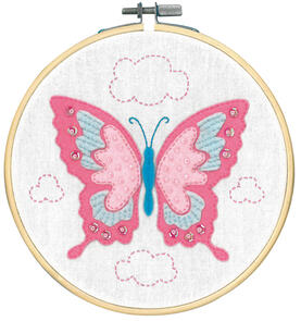Vervaco  Craft kit with felt Butterfly