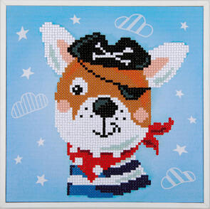 Vervaco  Diamond Painting Kit Pirate dog