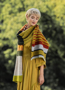 Blue Sky Fibers Woolstok Light - North Loop Wrap - Knitting Pattern / Kit