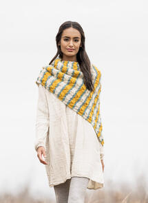 Blue Sky Fibers Woolstok Light - Oakland Wrap - Knitting Pattern / Kit