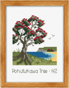 Lyn Manning Cross Stitch Kit - Pohutukawa Tree
