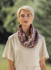 Blue Sky Fibers Woolstok Light - Poppy Fields Cowl - Knitting Pattern / Kit