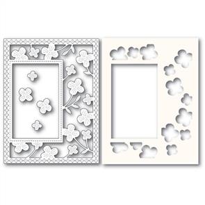 Poppystamps  Summer Blossoms Frame and Stencils