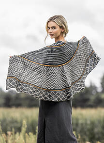 Blue Sky Fibers Woolstok Light - Tivoli Shawl - Knitting Pattern / Kit