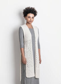 Blue Sky Fibers Brushed Suri - Vestido Wrap - Knitting Pattern / Kit